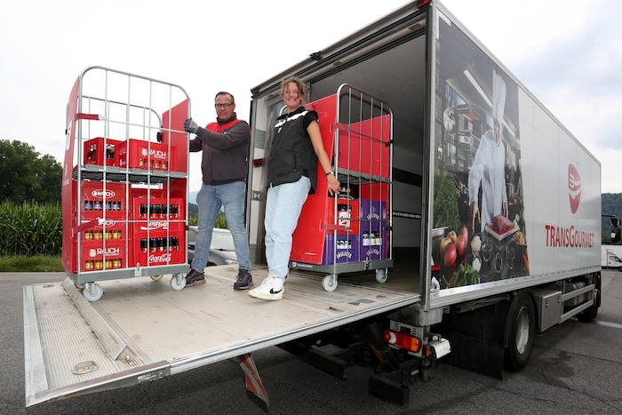 Etwa 130.000 Liter Getränke werden an die Kirchtagsstände ausgeliefert.