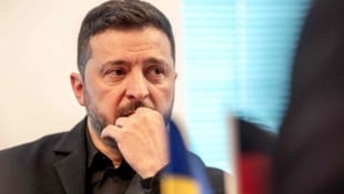 Der ukrainische Präsident Wolodymyr Selenskyj wirft den westlichen Verbündeten vor, vor den ...