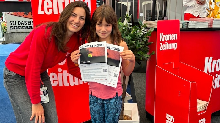 Maria Steininger aus Wels (re.) ganz groß – mit Leonie.