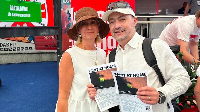 Tickets auch für Michaela und Martin aus Tschechien.
