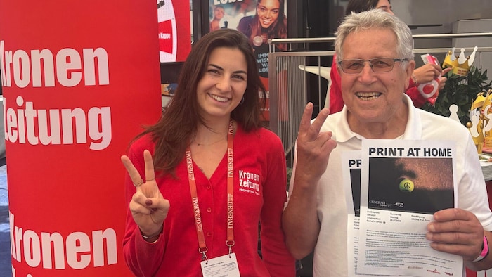 Gewinner Peter Erensberger aus Brixen im Thale war happy.