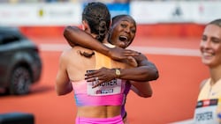 Christania Williams jubelte mit Leni Lindner.