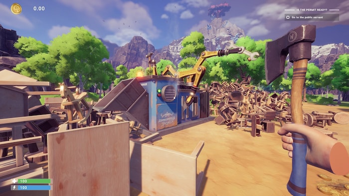 Ob Setzling oder pflanzliches Urgestein: Ist es aus Holz, kann es in „Chop Chop Inc.“ gefällt ...