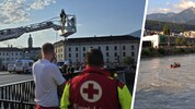 Im Bereich der Innbrücke im Stadtzentrum wurde der Mann aus dem Fluss geborgen.