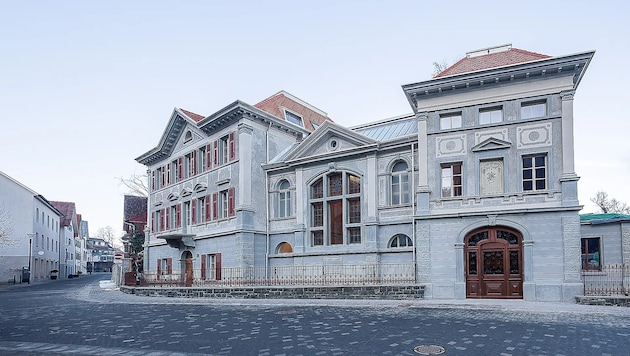 Die ehemalige Villa Rosenthal ist jetzt das Literaturhaus Vorarlberg.