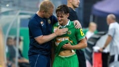 Trainer Johannes Hoff Thorup (li.) und Moritz Oswald.