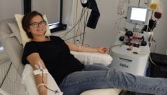 Ist nicht schlimmer als Blutabnehmen: Lisbeth Wild bei der Stammzellenspende