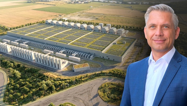 Wirtschaftsminister Wolfgang Hattmannsdorfer (ÖVP) äußert sich zum Google-Rechenzentrum im ...