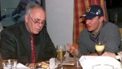 Michael Kuhn mit Hermann Maier