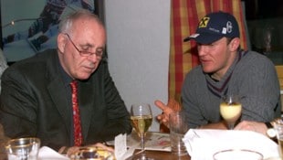 Michael Kuhn mit Hermann Maier