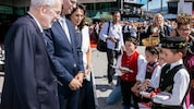 Für den Bundespräsidenten Alexander Van der Bellen gab es sogar Geschenke.