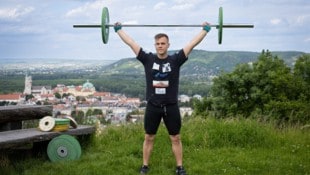 Mario Urbantschitsch Felix Pruckmoser (22) begann vor 14 Jahren mit dem Gewichtheben.