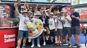 Claus Meinert, Chefredakteur der „Tiroler Krone“ (re.), und Turnierdirektor Alexander Antonitsch ...