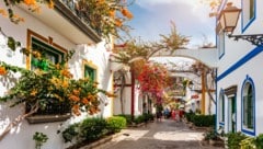 Der malerische Hafenort Puerto de Mogán