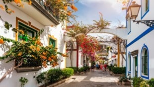 Der malerische Hafenort Puerto de Mogán