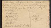 Ein Brief von Emma Fridezko an ihren Bruder Karl Kraus vom Jänner 1920. Inhalt: Lebensmittel, ...