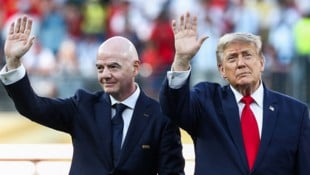 Brüder im Geise: FIFA-Boss Gianni Infantino (li.) und US-Präsident Donald Trump.