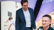 Minister für Digitalisierung Alexander Pröll (l.) tourt gerade durch Österreich. 