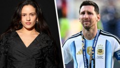 Latin-Popsängerin Rosalía und Lionel Messi