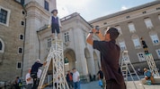 Die Figuren sind schon jetzt beliebte Fotomotive