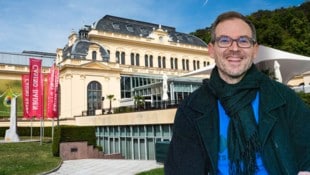 Christopher Lane, Badener Galerist und Architekt, hofft auf zahlreiche Besucher seiner ...
