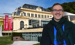 Christopher Lane, Badener Galerist und Architekt, hofft auf zahlreiche Besucher seiner ...