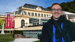 Christopher Lane, Badener Galerist und Architekt, hofft auf zahlreiche Besucher seiner ...