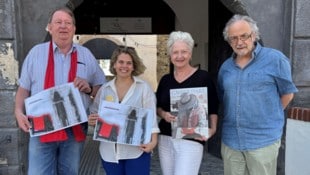 Horst Horvath, KBB-Geschäftsführerin Claudia Priber, Elke Mischling und Wolfgang Horwath ...