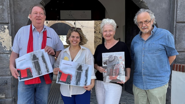 Horst Horvath, KBB-Geschäftsführerin Claudia Priber, Elke Mischling und Wolfgang Horwath ...