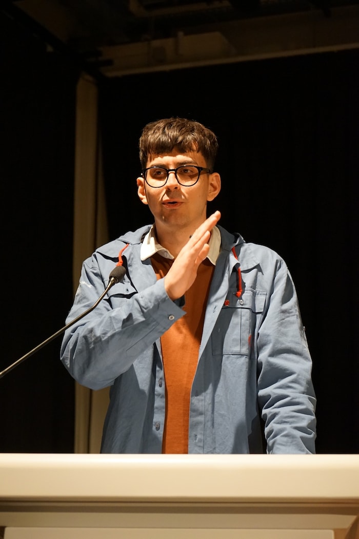 Constantin Benga, Landesvorsitzender der Sozialistischen Jugend Steiermark