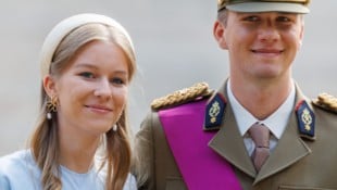 Beim Nationalfeiertag in Brüssel zeigte sich Prinzessin Eléonore (18) mit ihrer Familie (im ...