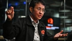 Die philippinische Journalistin Maria Ressa fordert internationale Regeln, die Künstliche ...