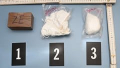 Koks und Heroin wurden sichergestellt.