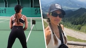 Fitness statt Faulenzen: Jessica Alba macht Tirol unsicher – mit Wanderschuhen, Tennisschläger ...