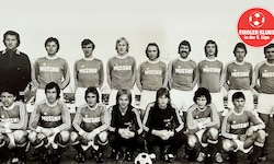 Trainer Dolfi Blutsch (l. h.) führte Lienz 1975 bis in das Cup-Semifinale.