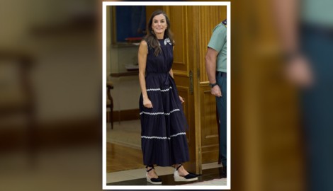 Bereits Tradition: Sobald die Temperaturen steigen, greift Königin Letizia zu ihren geliebten ...