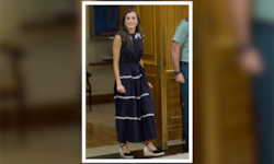 Bereits Tradition: Sobald die Temperaturen steigen, greift Königin Letizia zu ihren geliebten ...