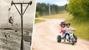 1949 wurde der Einsersessellift errichtet, heute bringen drei moderne Vierersessellifte die ...