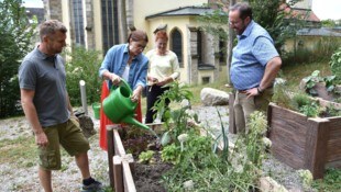 Das Urban-Gardening-Projekt im Pfarrgarten St. Stephan verbindet Erholung, Gemeinschaft und ...
