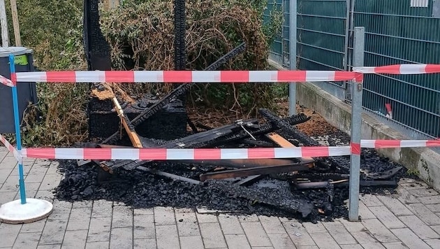 Jetzt wurde jenes im Reinlpark angezündet.