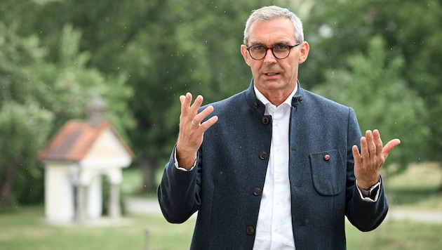 Franz Waldenberger, Präsident der Landwirtschaftskammer OÖ, spricht über problematische Preise, ...