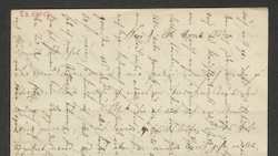 Der Brief Joseph Christian von Zedlitz wartet noch immer auf Transkription – wie viele hundert ...