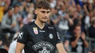 Szymon Wlodarczyk, seit 2023 bei Sturm im Kader, zuletzt aber zwei Saisonen verliehen.