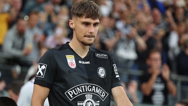 Szymon Wlodarczyk, seit 2023 bei Sturm im Kader, zuletzt aber zwei Saisonen verliehen.