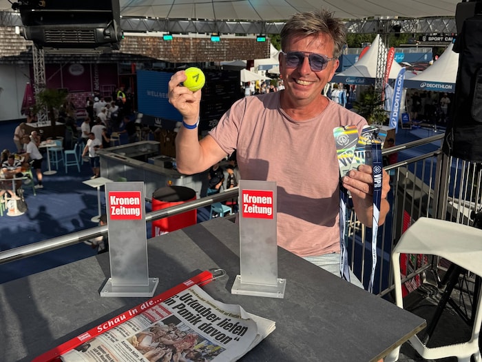 „Krone“-VIP-Gewinner René van der Vlugt aus Amsterdam.