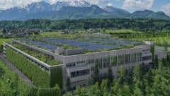 So soll das neue Werk der Firma Schlotterer in Adnet aussehen. Der Baustart ist weiter ungewiss.