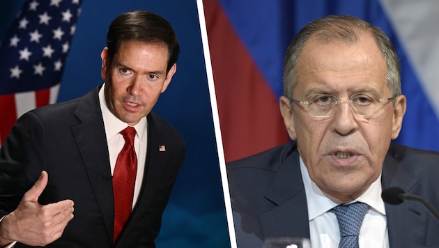 US-Außenminister Marco Rubio und Russlands Außenminister Sergej Lawrow