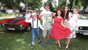 Im Kurpark in Bad Sauerbrunn leben die 1950er-Jahre auf. Musik, Outfit und Lifestyle von damals ...