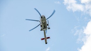 Die beiden verletzten Alpinisten mussten mit dem Rettungshubschrauber geborgen werden.
