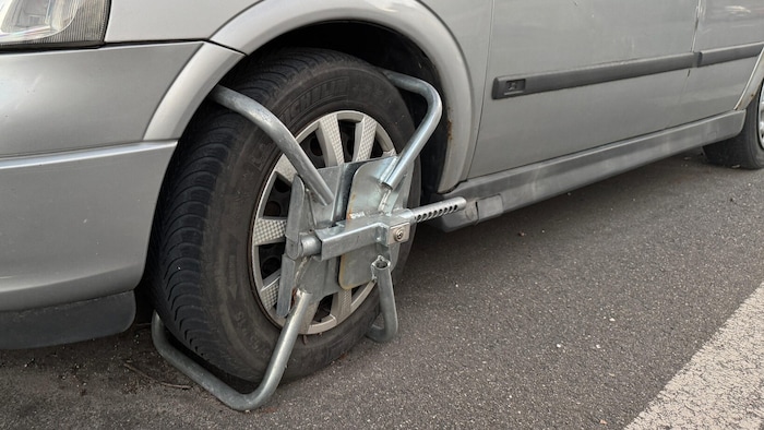 Radklammer (Symbolbild)